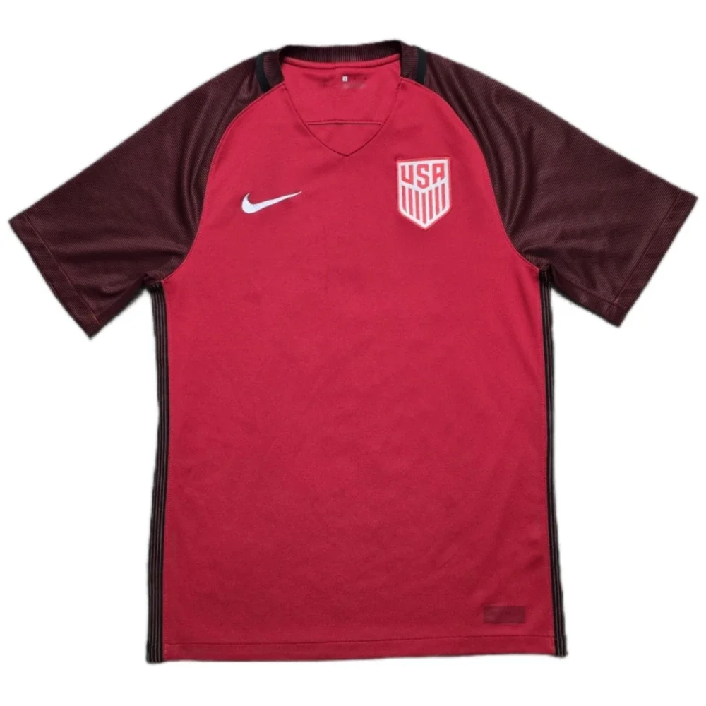 Nike Dri-fit 2017 US National Team USMNT Soccer Jersey - Mens‎ Small Red